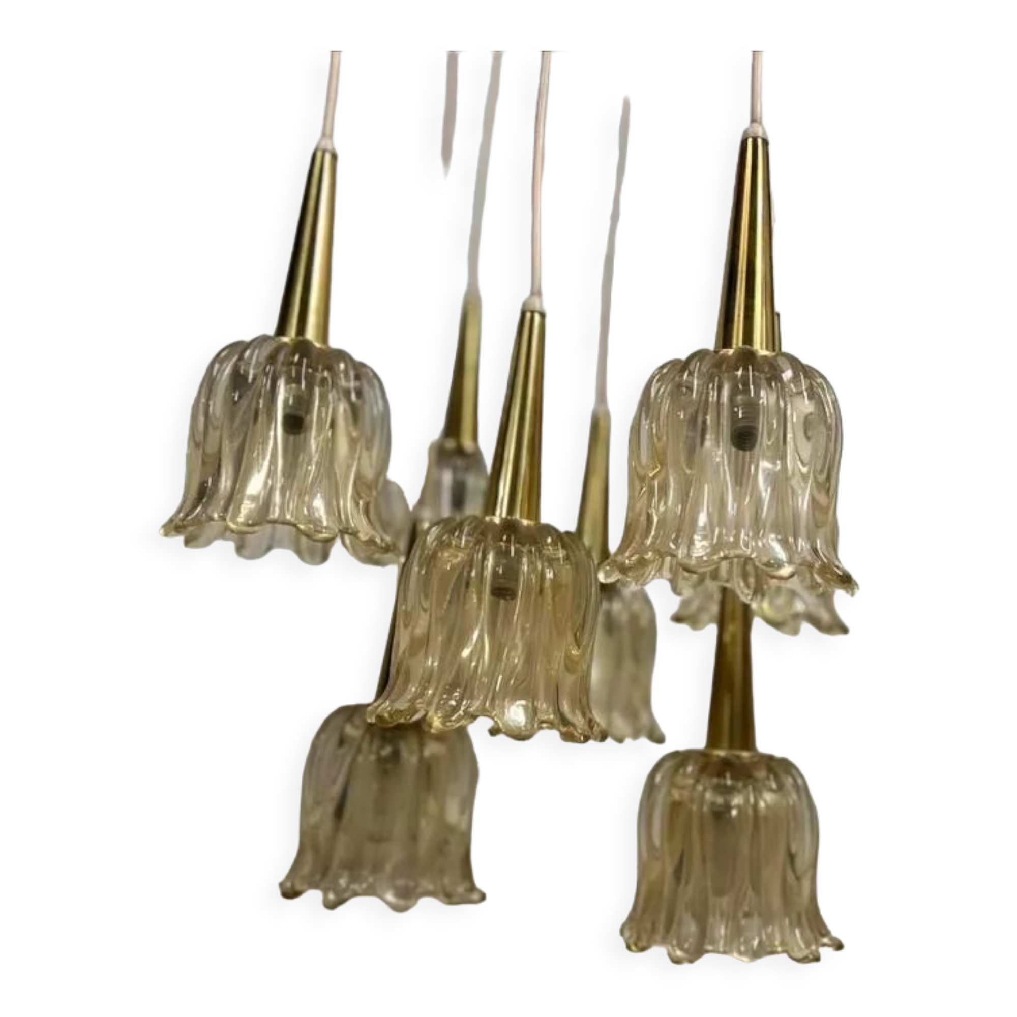 Vintage chandelier with 8 points light