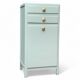 Vintage gray green bathroom chest of drawers