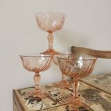 Rosaline champagne glasses