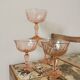 Rosaline champagne glasses