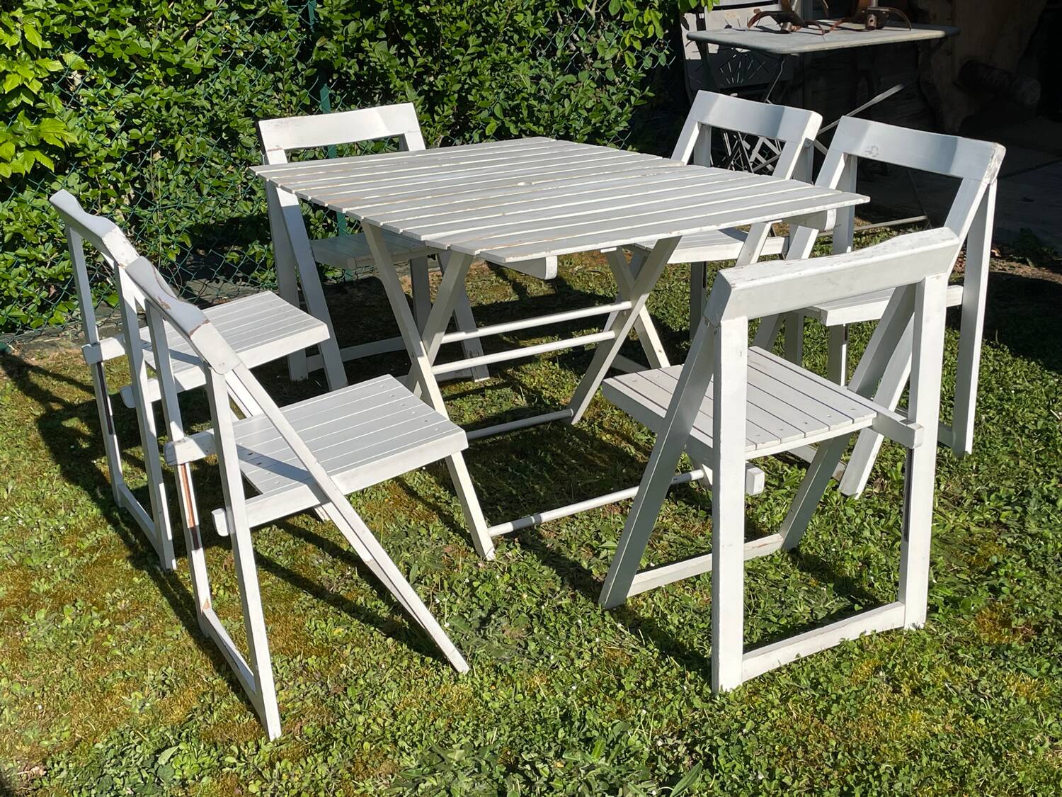 Salon de jardin italien vintage