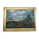Tableau ancien huile sur toile de  Marine FRANÇAIS XIXe  Signe.