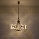 Lustre en laiton & fleurs Simon & Schelle.