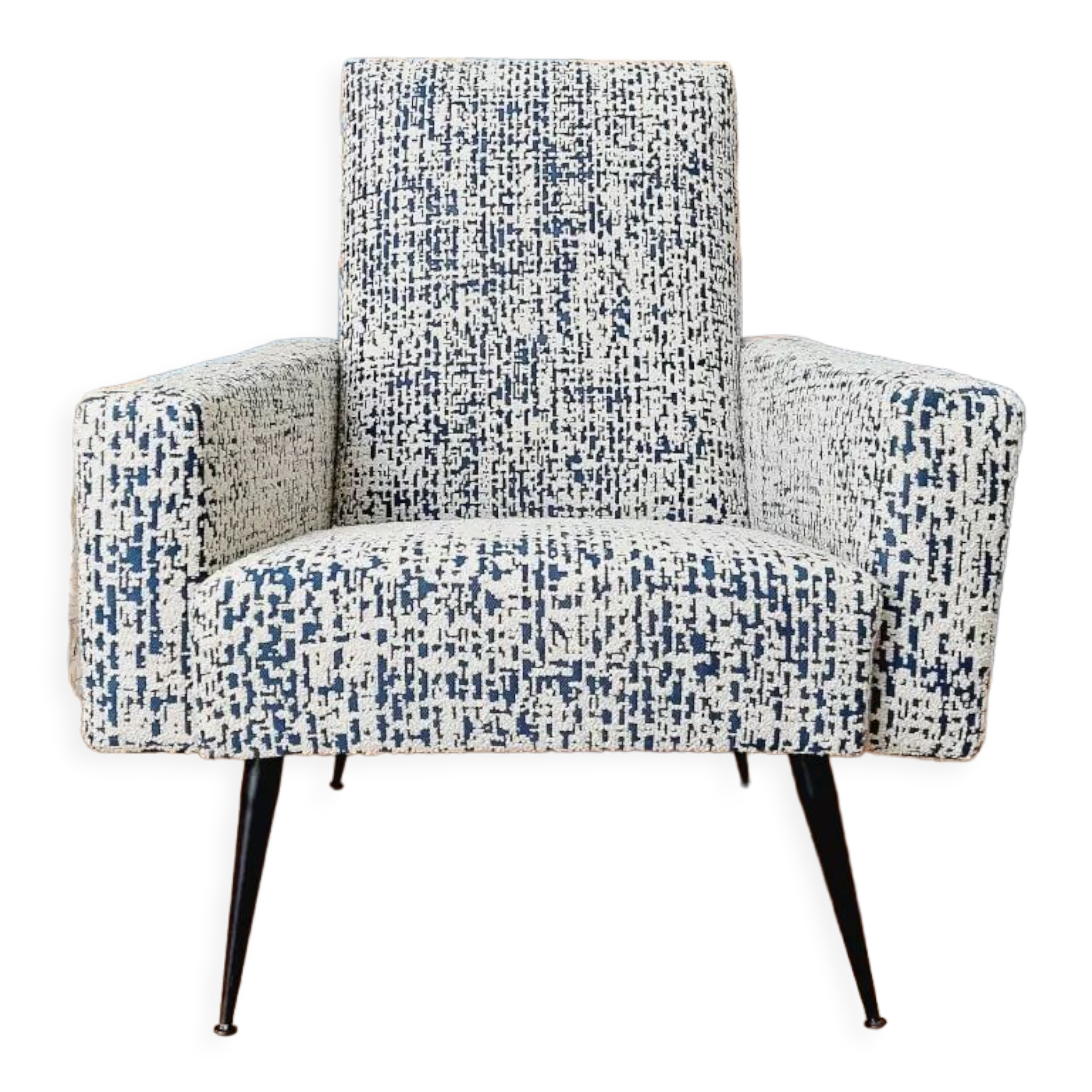 Rockabilly armchair completely refurbished