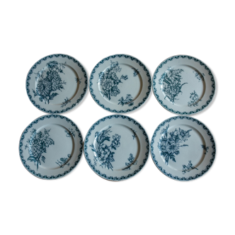 The 6 sarreguemines plates