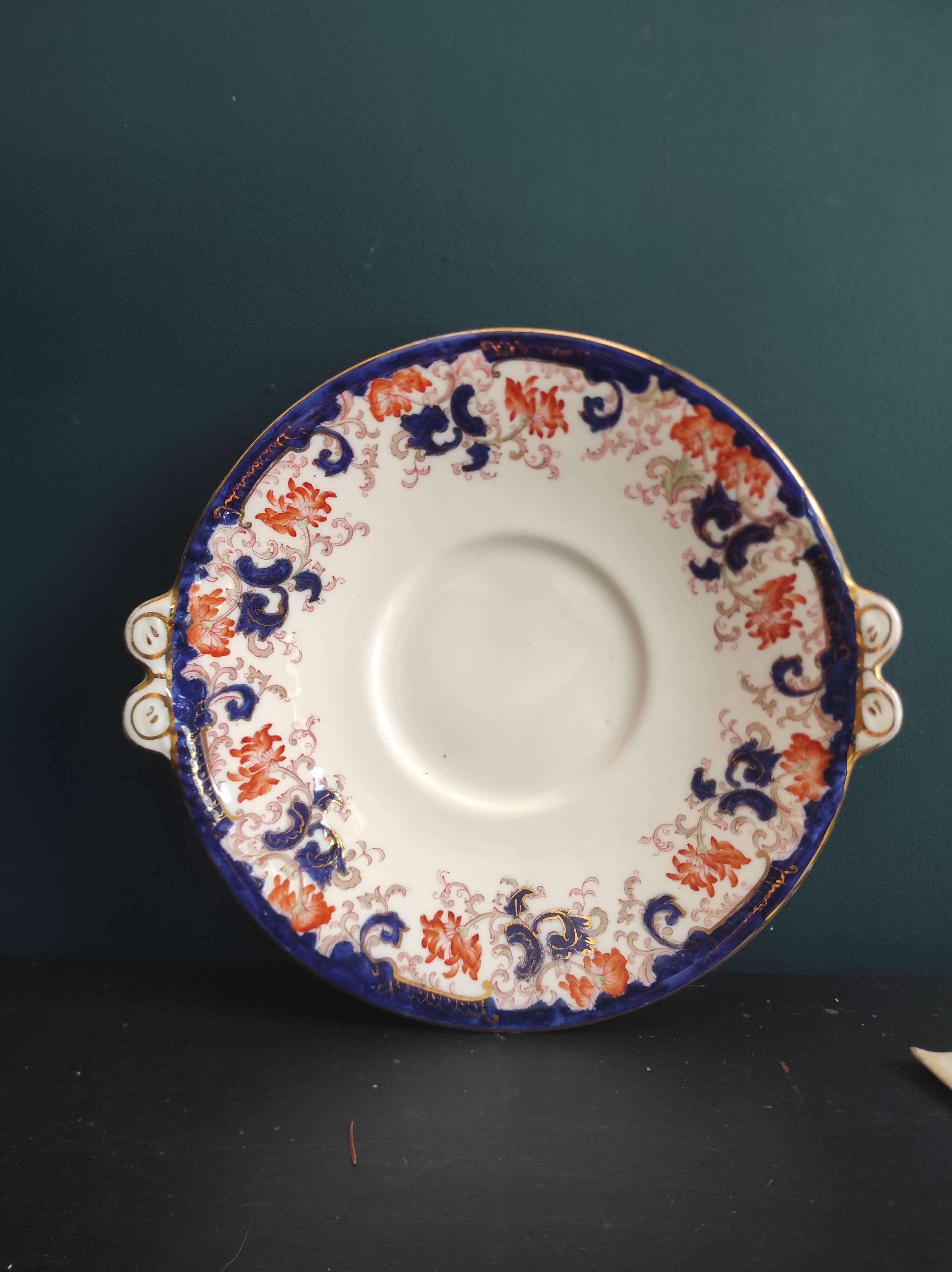 Antique Adderley & Co Lisbon pattern bon china serving plate