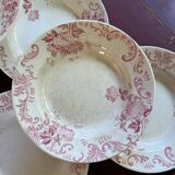 Service de 8 assiettes creuses saint Amand