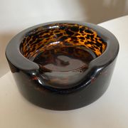 XXL pocket tray Murano 1970 Italian design blown glass