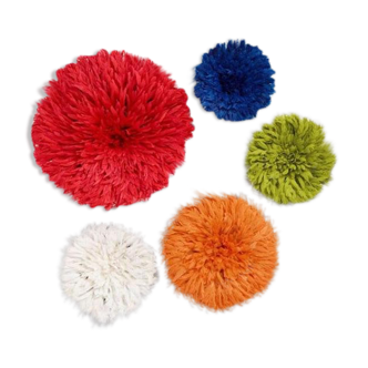 Set of 5 juju hats of colors