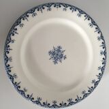 Set of 6 plates Terre de fer Rouen