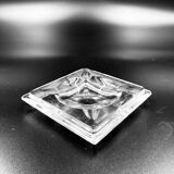 Square crystal ashtray