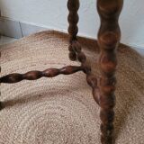 Tripod stool with turned legs