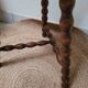 Tripod stool with turned legs