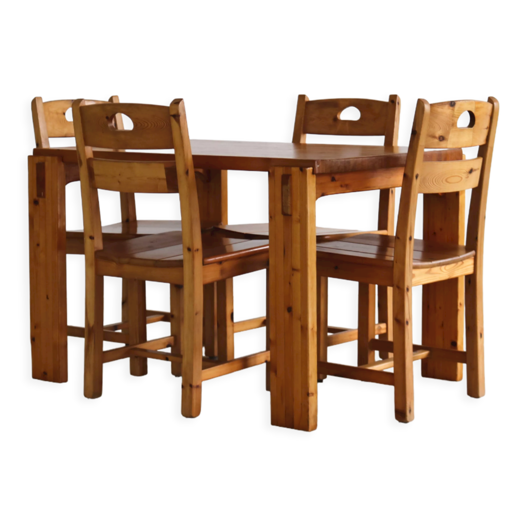 vintage pine dining set
