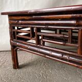 Table basse en bambou