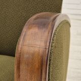 1950s, Danish 3 seater sofa in original very good condition, oak wood.