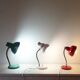 Lot de 3 lampes années 50 et 70