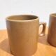 Set of 2 stoneware mugs from the 70s Brenne.