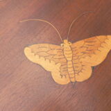 Pedestal table marquetry Charles X