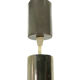 Large '60s Ice Glass Pendant Lamp
