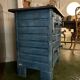 Small enamelled cast iron wood stove