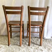 Bistro chair duo "Au Bon Marché" Maison A. Boucicaut - 1950s