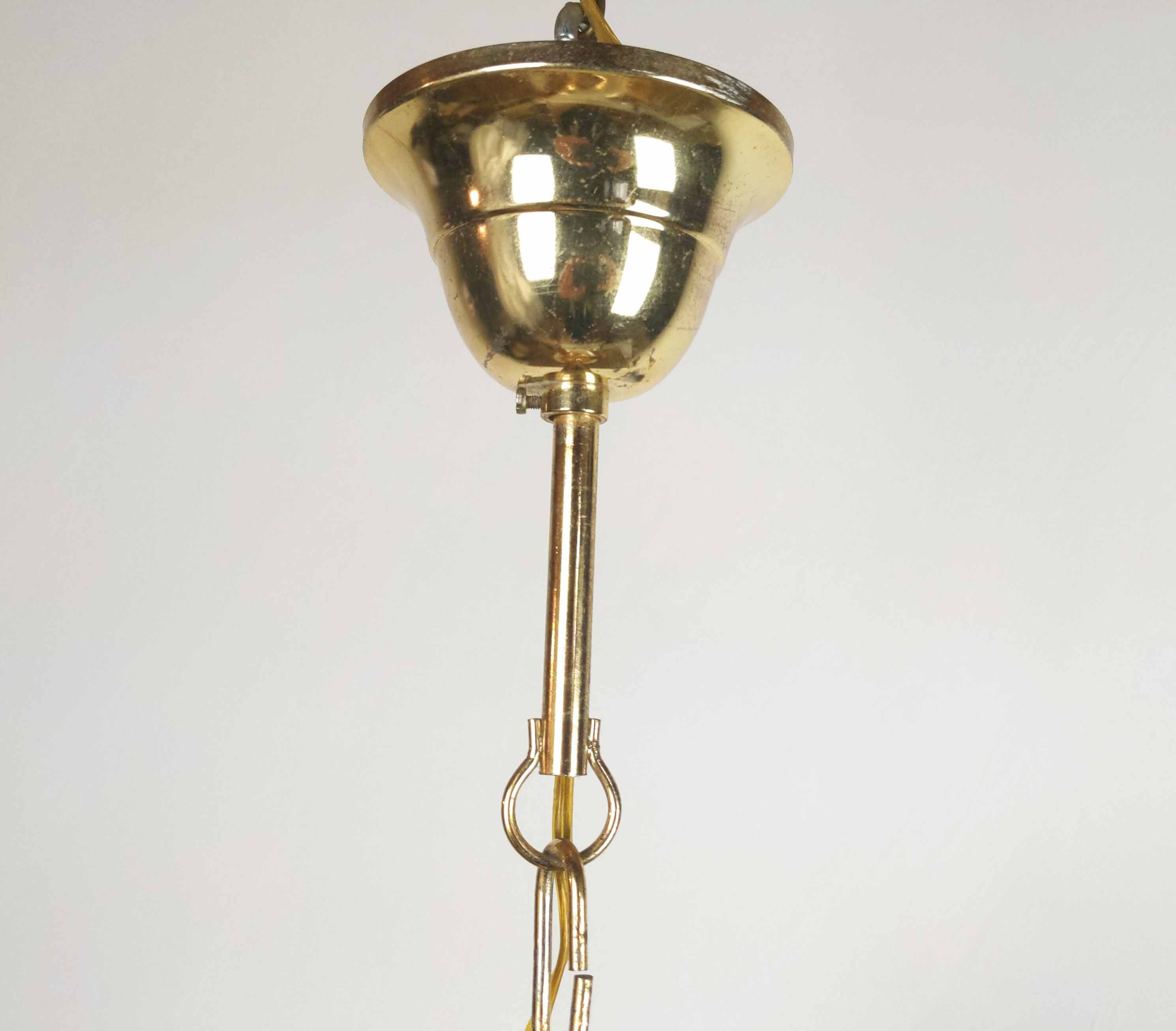 Suspension wood and Murano glass 1980s