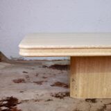 Travertine coffee table from the 70s