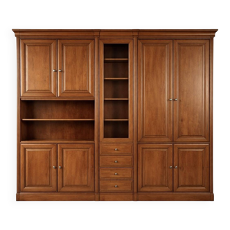 Solid wood bookshelf