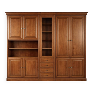 Solid wood bookshelf