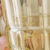 Yellow crystal vase