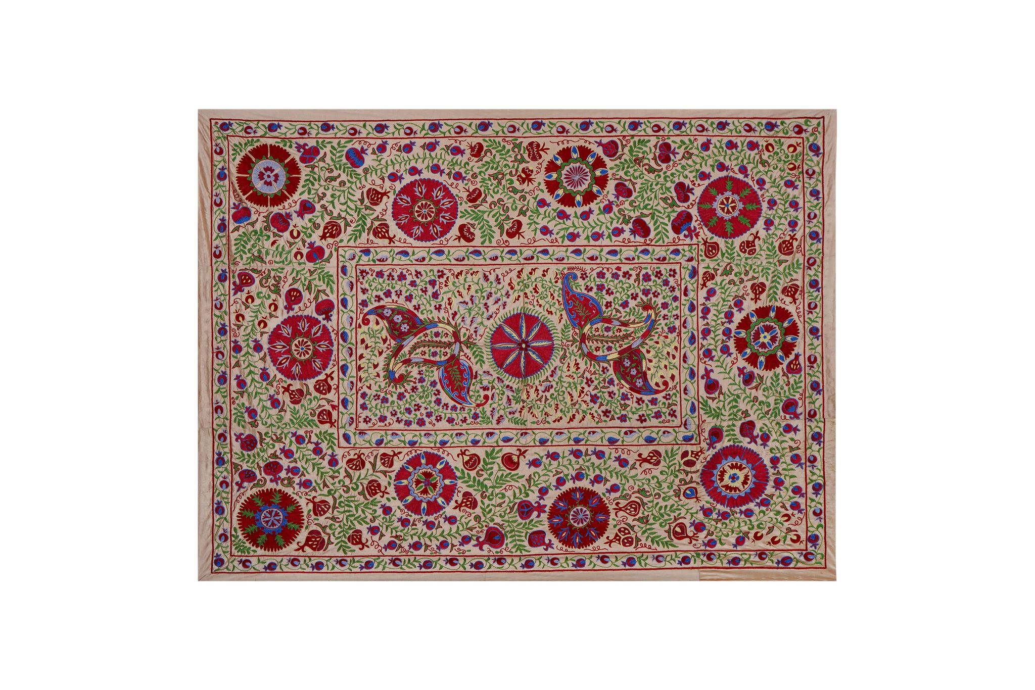 Tapis turc vintage noué à la main