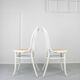 Chaises No. 18 Blanches par Michael Thonet, Set de 4