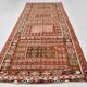 6x14 Kilim Warm Earthy Tons Long Wide Handmade Kilim Rug, 183x416 Cm