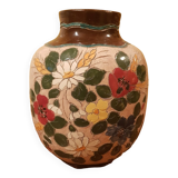 Vase jérôme massier xixe.