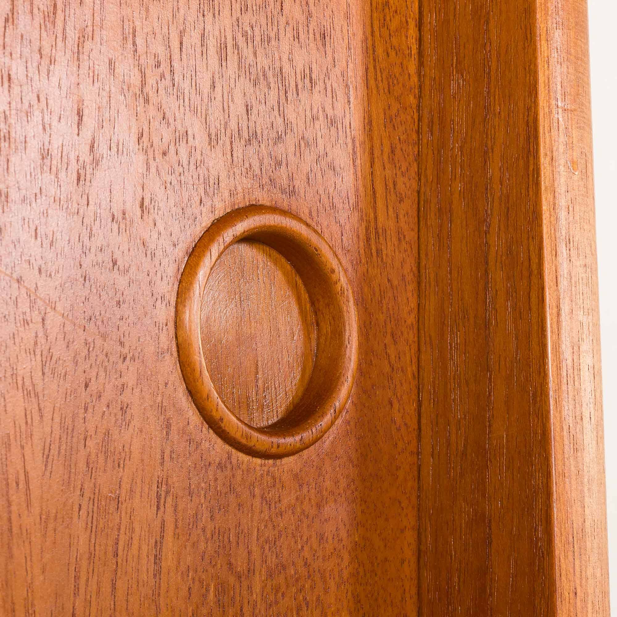 Scandinavian home office teak wall unit model Ergo by John Texmon, Norway