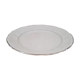 Kronester Bavaria white porcelain round dish and silver ledé