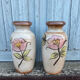 2 pottery art vase made in West Germany