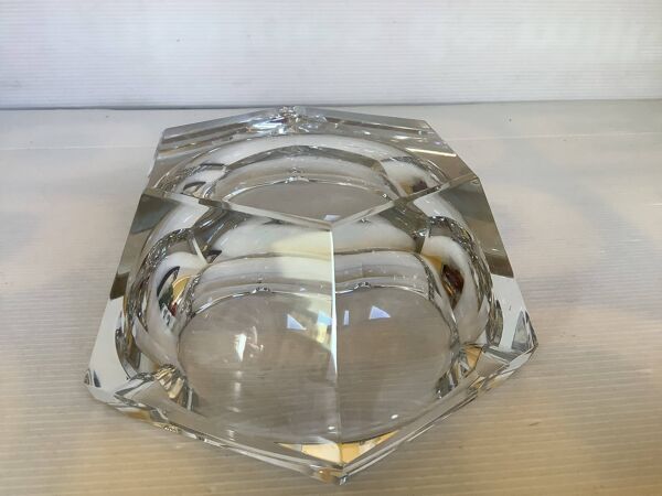 Grand cendrier asymétrique val saint Lambert vide poche