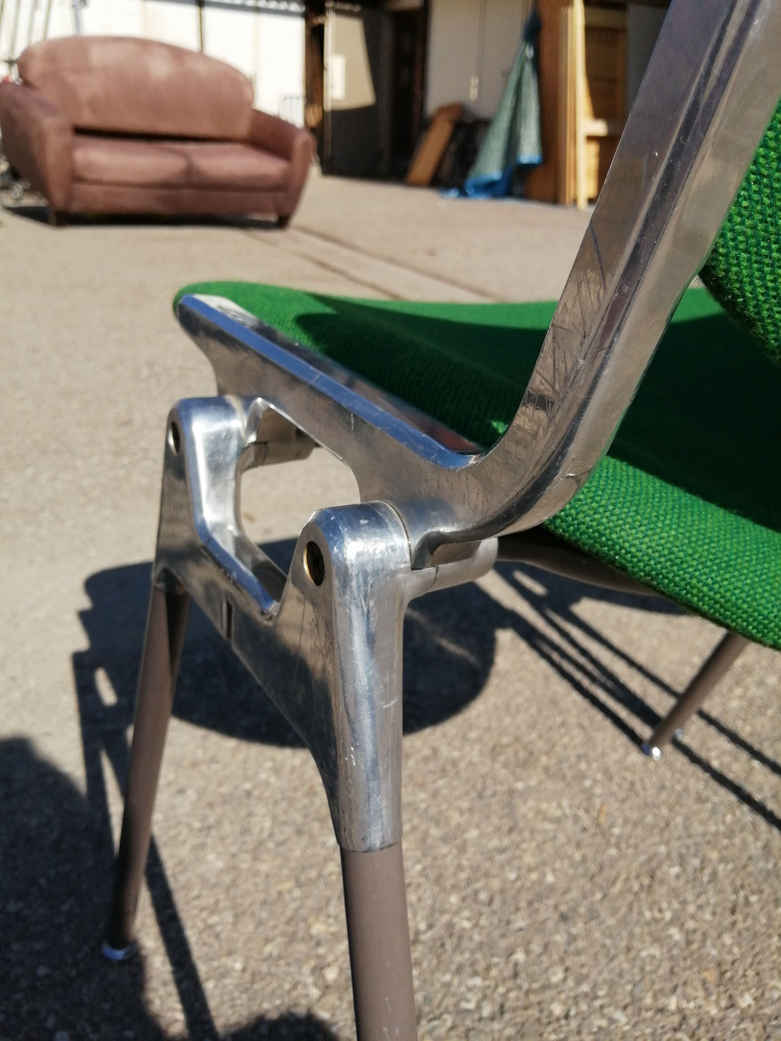 Duo de chaises Castelli DSC106 vert vintage