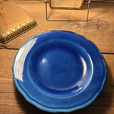 Blue ceramic plate – Milon Pottery (Dieulefit)