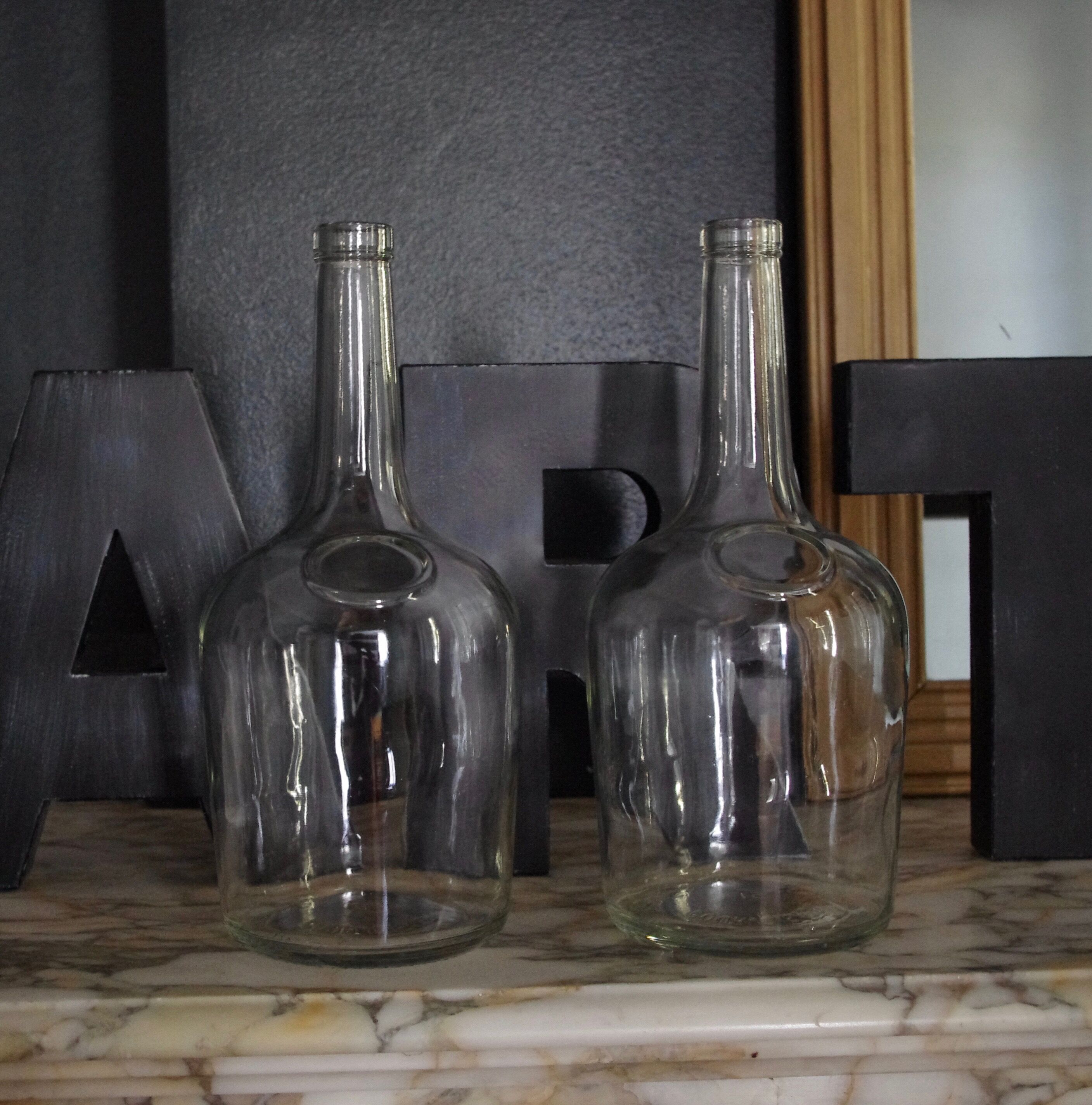 Bonbonne verre transparent