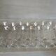 14 antique glass knife rests / ducks