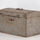 Small antique grey chest (c.1900) #69