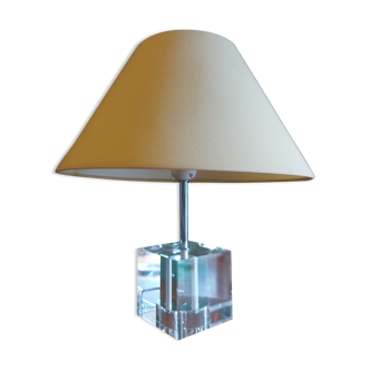 Vintage glass table lamp