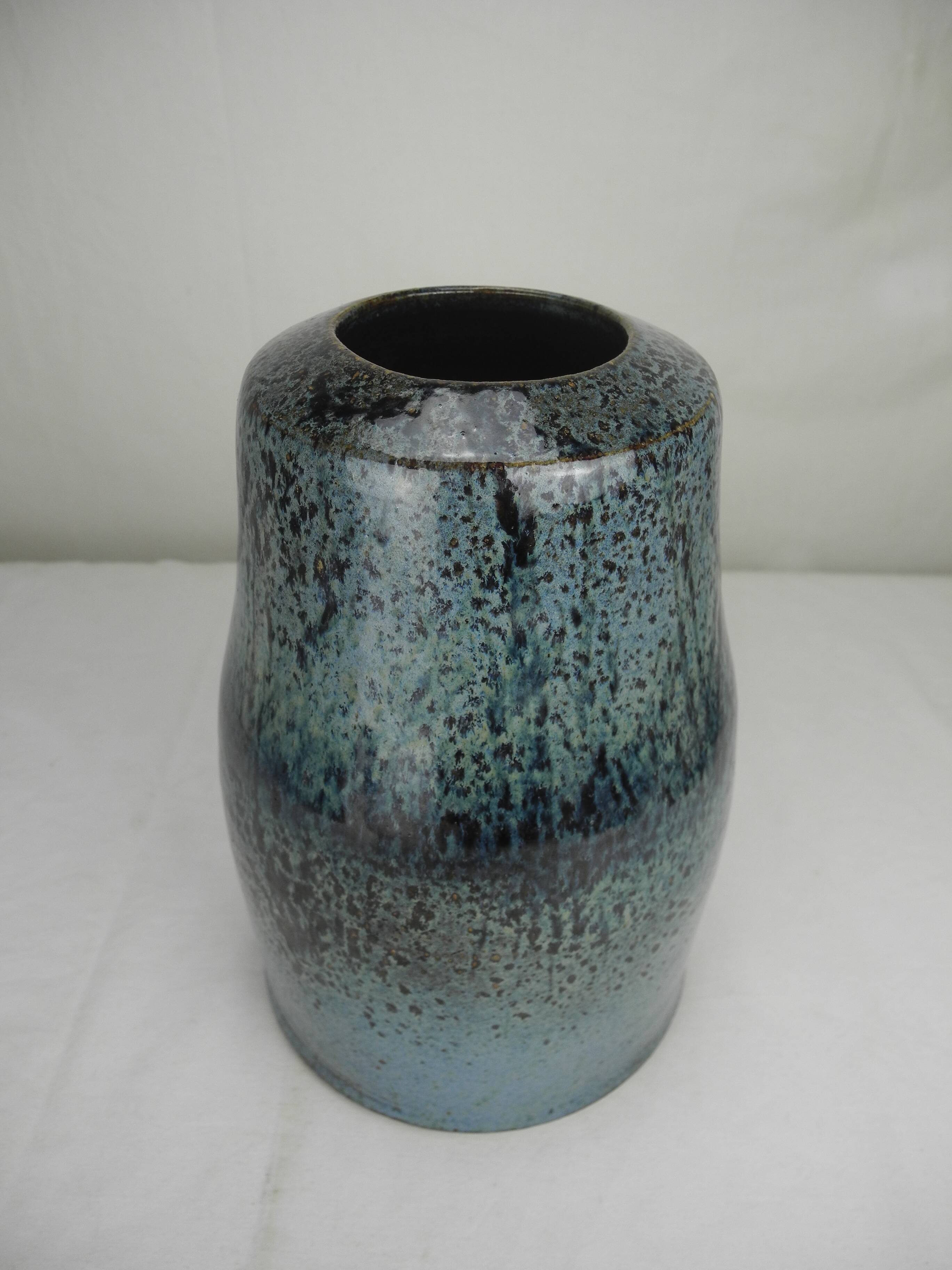 old ceramic vase Jean Yves Lemonnier vintage decor French ceramic Keramik