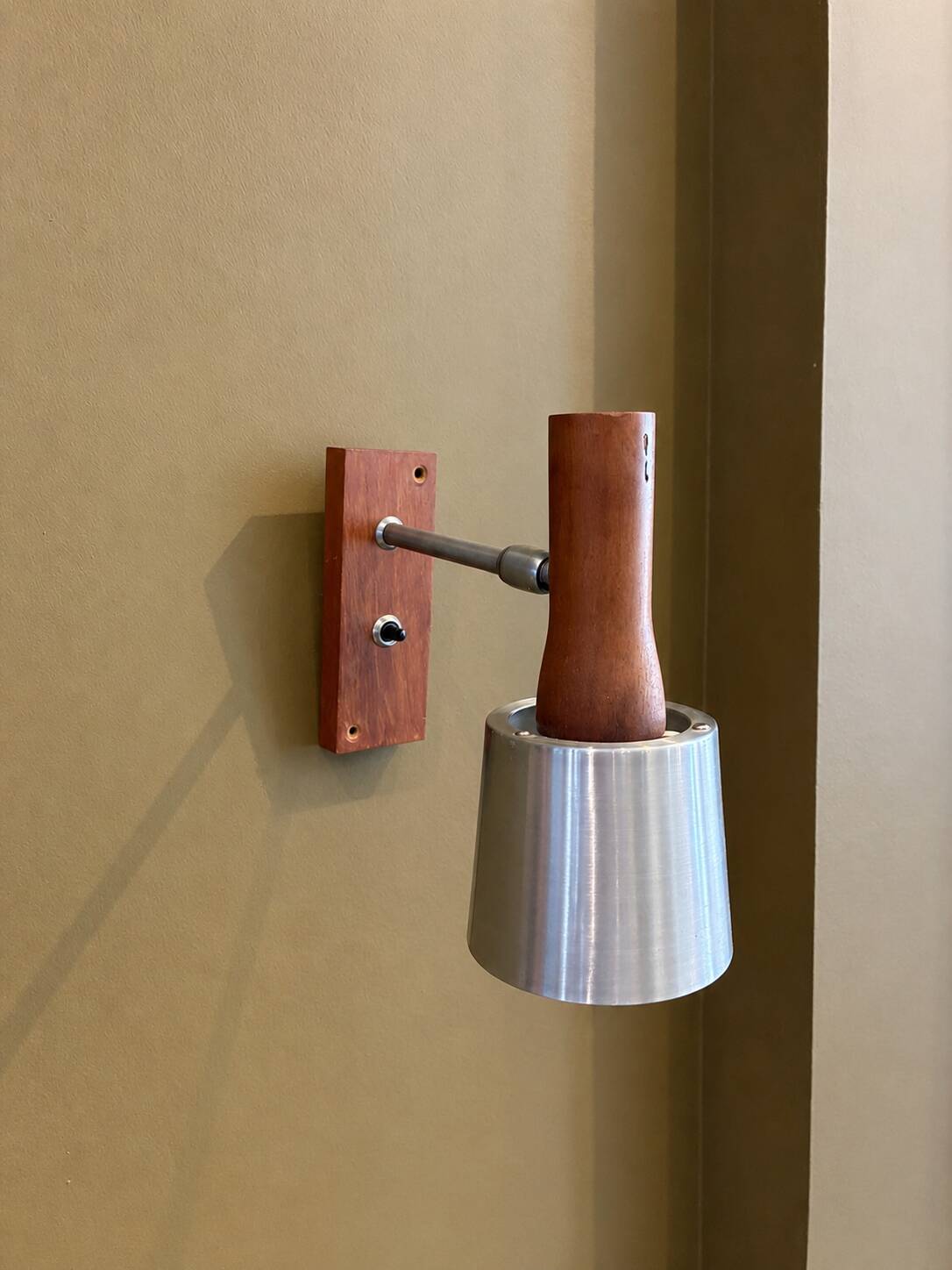 Pair of Scandinavian wall sconces by Lyfa, Denmark, 1960s.