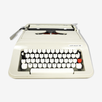Machine à écrire underwood 319 beige vintage