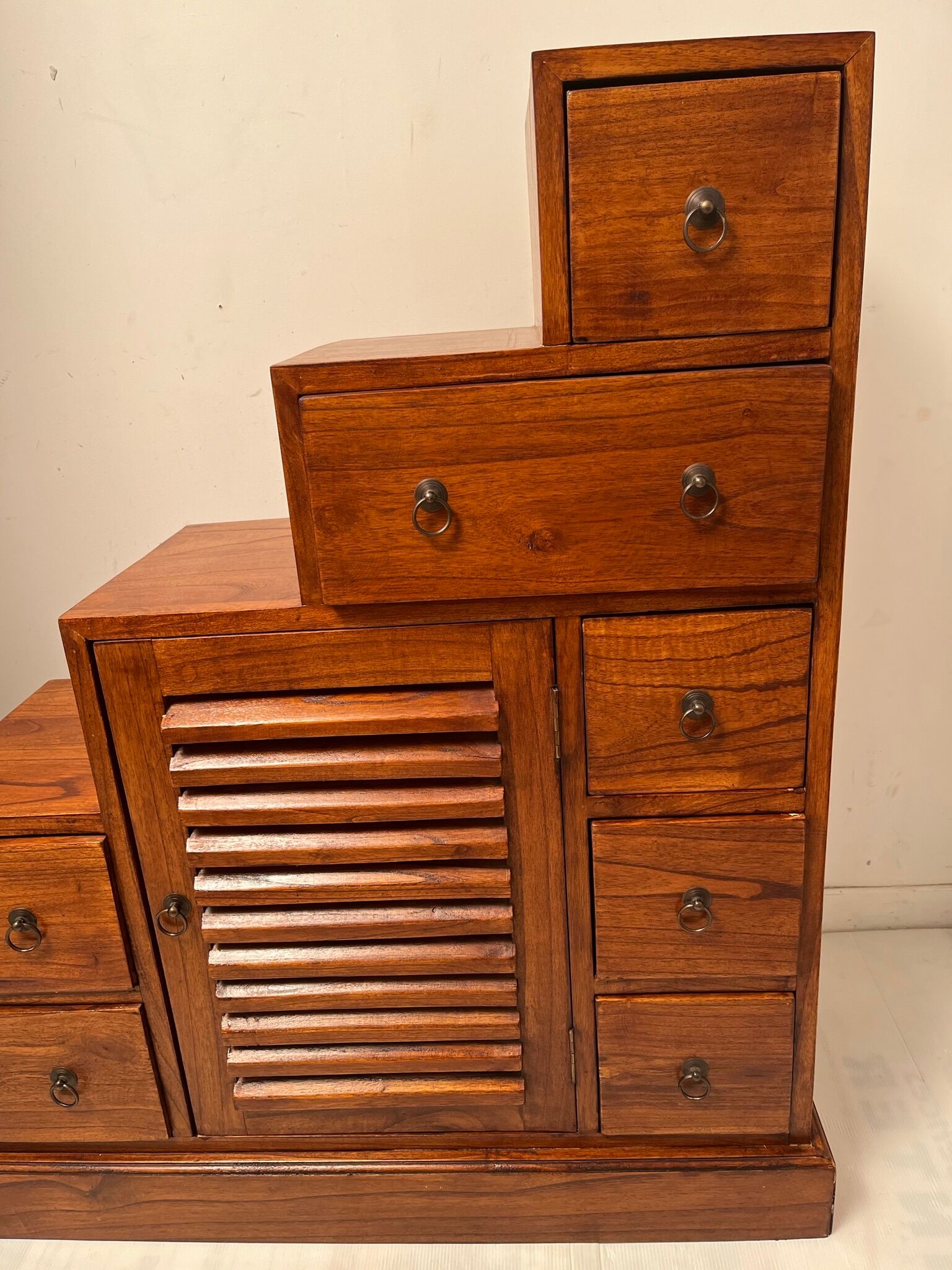 Staircase cabinet 1 door 7 drawers