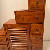 Staircase cabinet 1 door 7 drawers